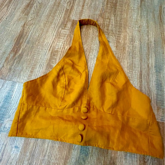 Anthropologie Cropped, Backless Halter Vest - Size Small - New w/o Tags - Picture 4 of 7